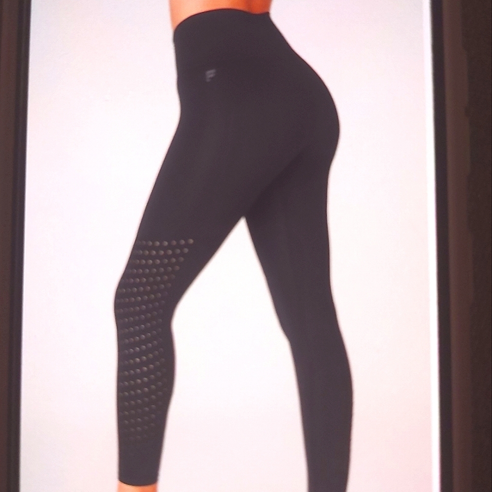 Fabletics leggings Small black seamless sync